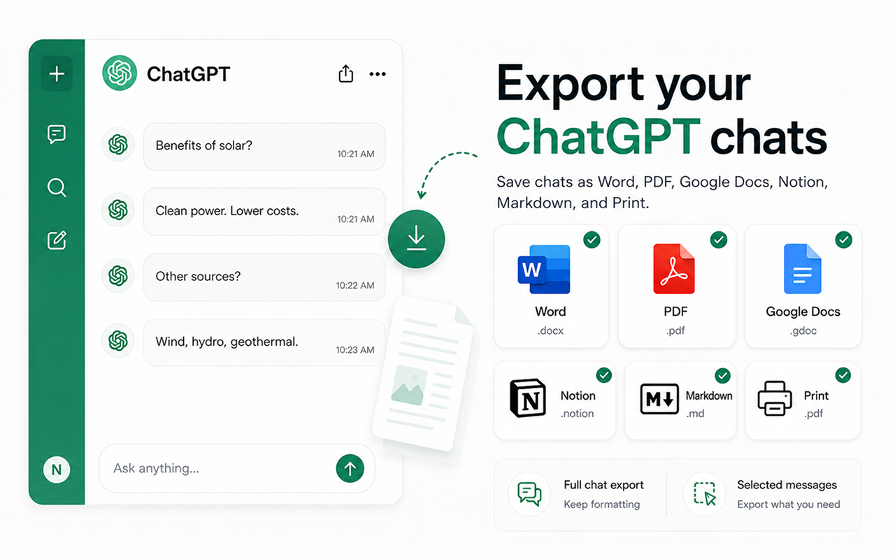 ChatGPT Exporter Guide