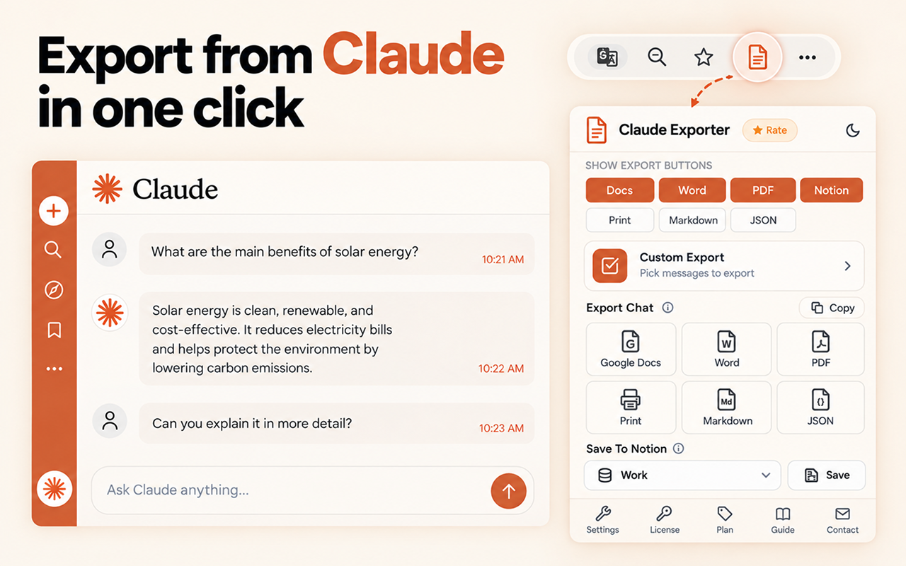 Claude Exporter Guide
