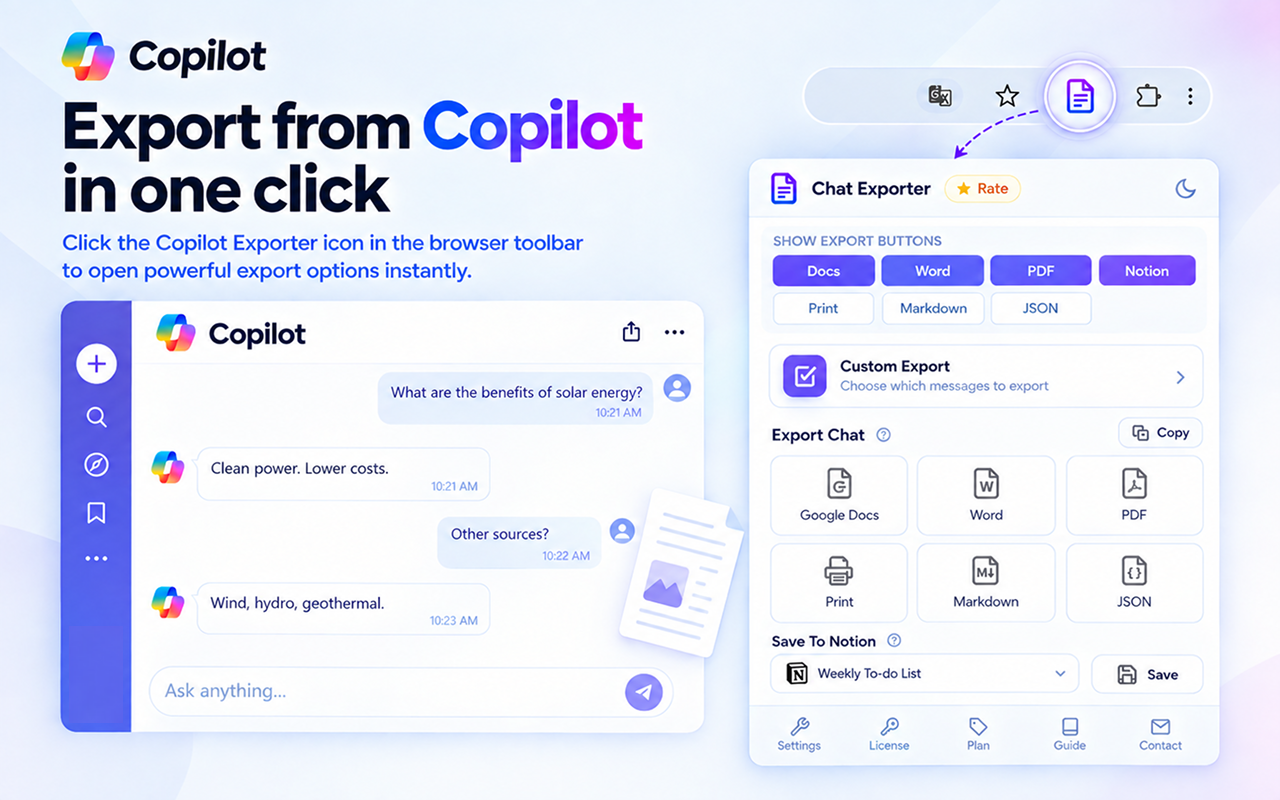 Copilot Exporter Guide