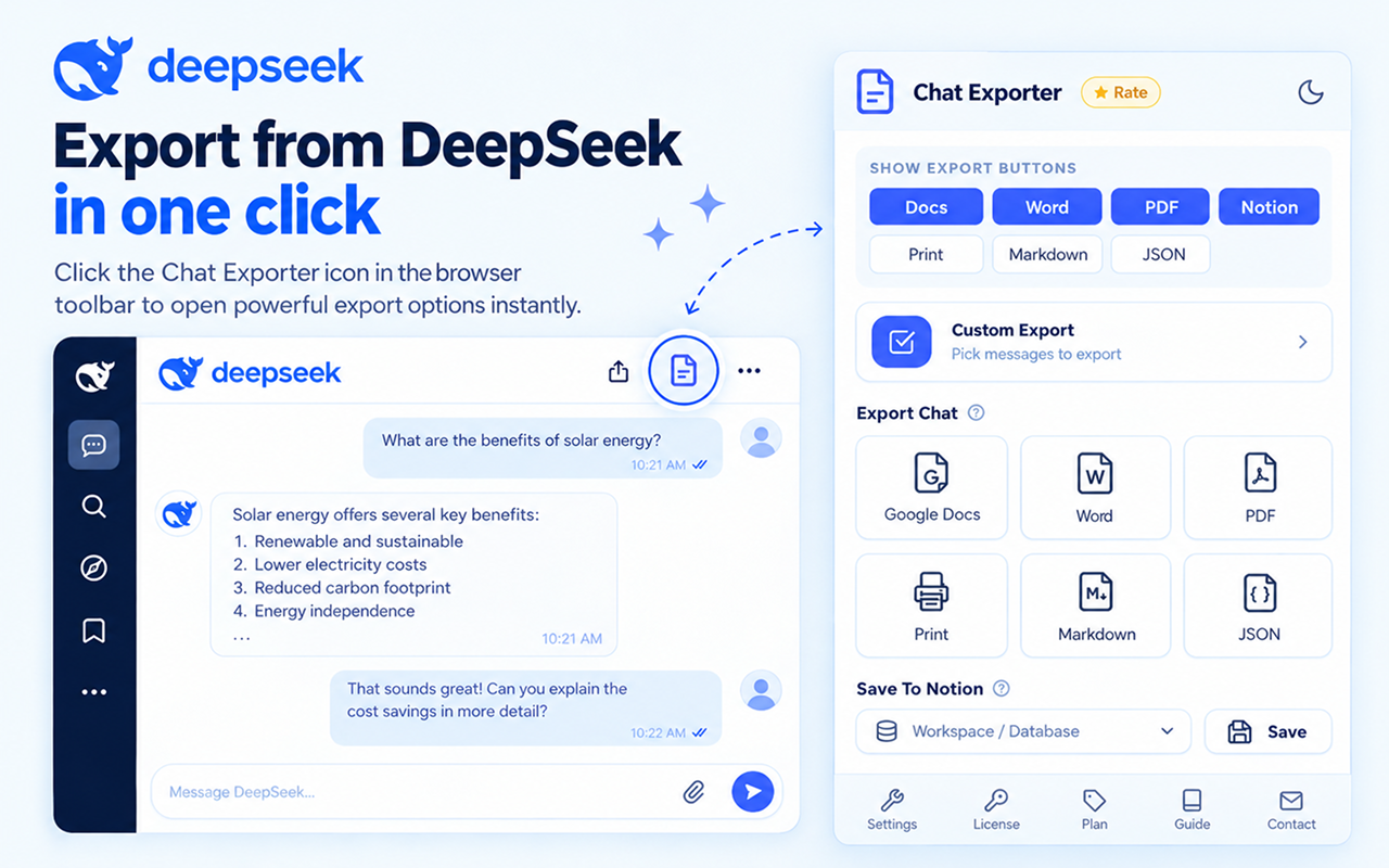 DeepSeek Exporter Guide