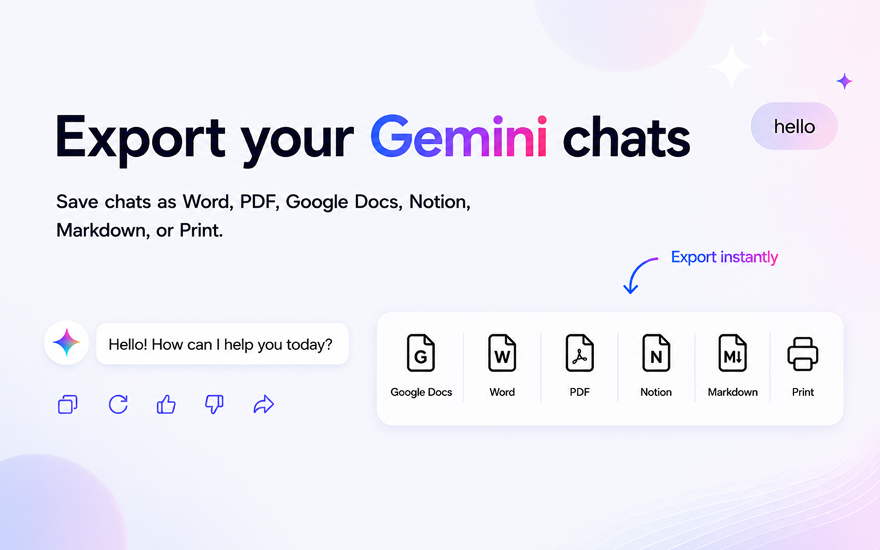 Export to Multiple Formats