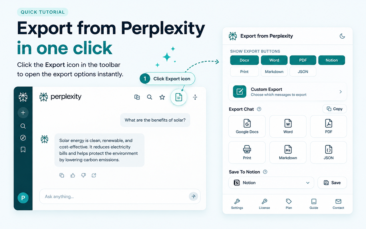 Perplexity Exporter Guide