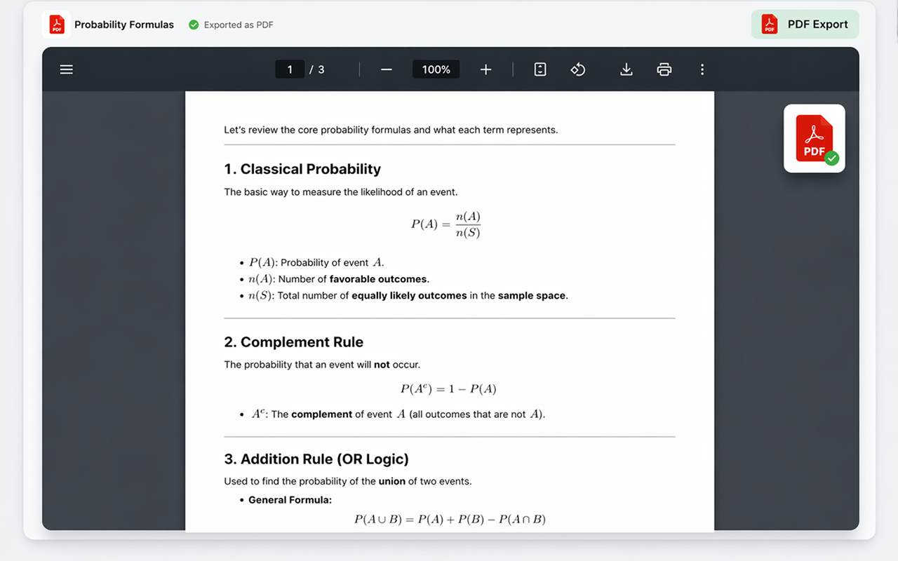 Export Copilot chat as PDF